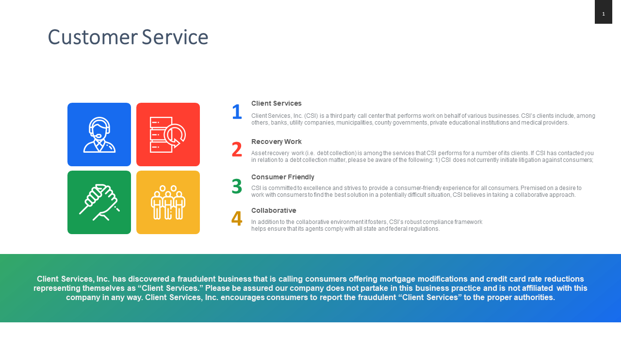 Customer Service PPT Template and Google Slides Themes